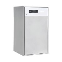 SchlaueBox mit elektronischem Paketfach weissaluminium RAL 9006